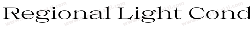 Regional Light Conde字体转换